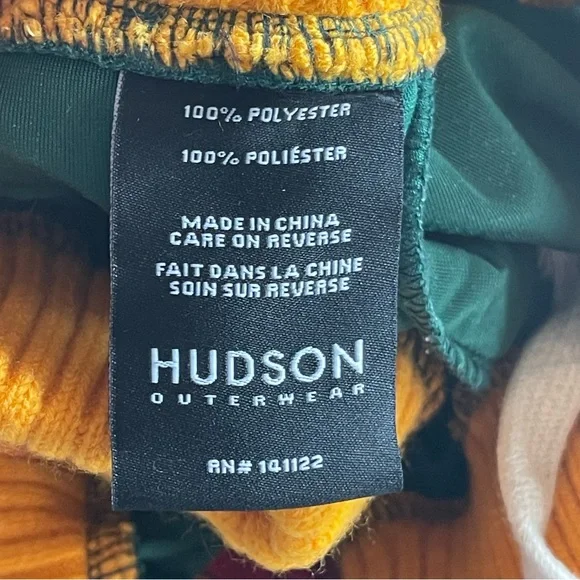 Hudson Green Navy Red Velour Tracksuit Men’s Size XL - Picture 12 of 15